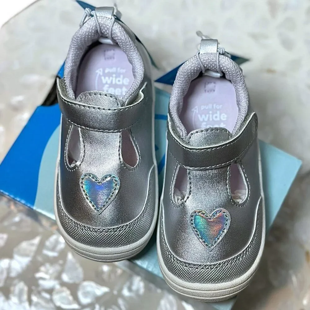 Stride Rite Mariella First Walker Supportive Mary Jane Glitter Toddler Girls 6